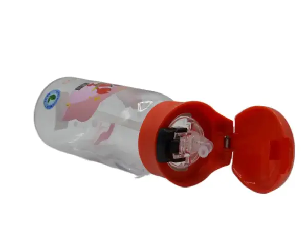 Бутылка для воды CASNO 400 мл KXN-1195 Красная (краб) с соломинкой купить недорого в Украине, фото 8