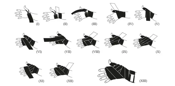 Бинти боксерські Leone Yellow 3,5 м купити недорого в Україні, фото 7