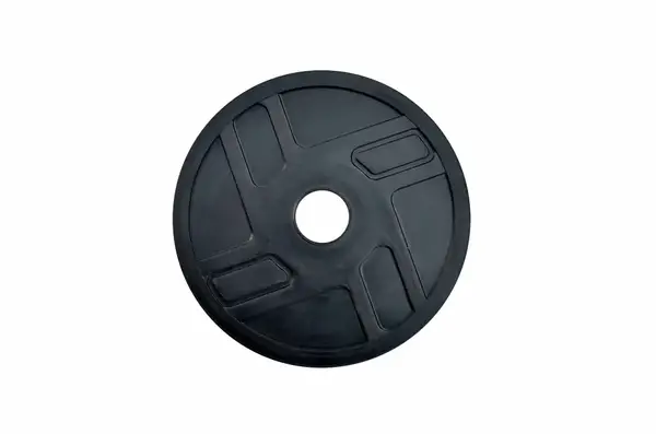 Обгумована гантель 11 кг (гриф 35 см + 8х1.25 диски) купити недорого в Україні, фото 5