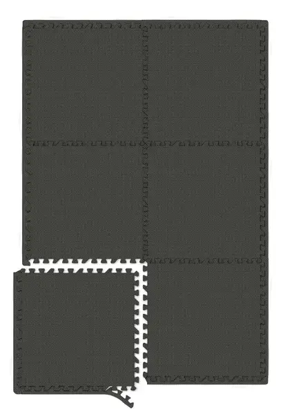 Мат-пазл Hop-Sport EVA 1см HS-A010PM - 6 частей черный купить недорого в Украине, фото 3