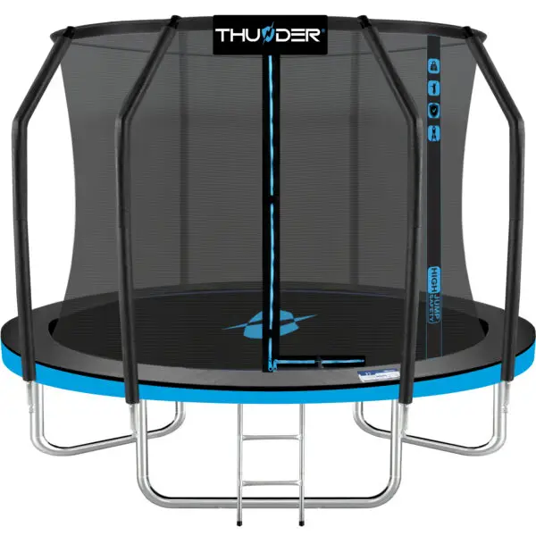 Батут THUNDER INSIDE ELITE с внутренней сеткой 10 футов 312 см черно-голубой купить