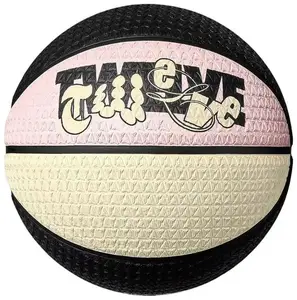 М'яч баскетбольний Nike PLAYGROUND 8P J MORANT DEFLATED чорний, рожевий Уні 7 купити