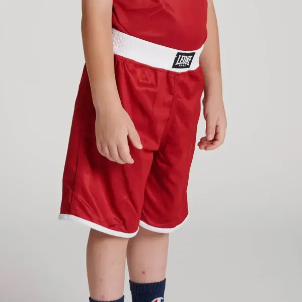 Шорты боксерские Leone 2в1 Face Junior XL | Красный|Синий купить недорого в Украине, фото 8