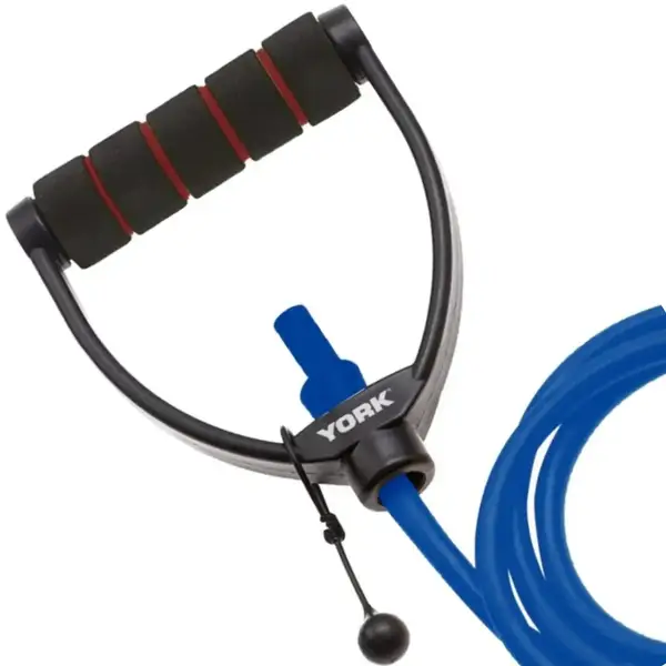 Эспандер трубчатый с ручками York Light, синий купить недорого в Украине, фото 4