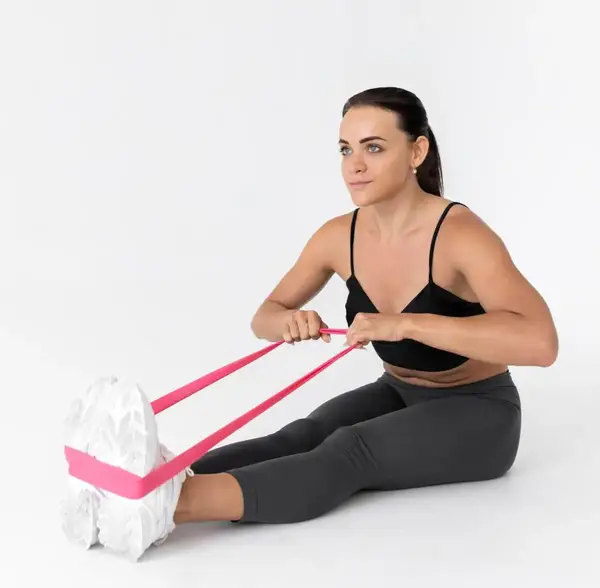 Резинка для фитнеса Power System PS-4061 Flex Loop Light Pink (сопротивление 12кг.) купить недорого в Украине, фото 10