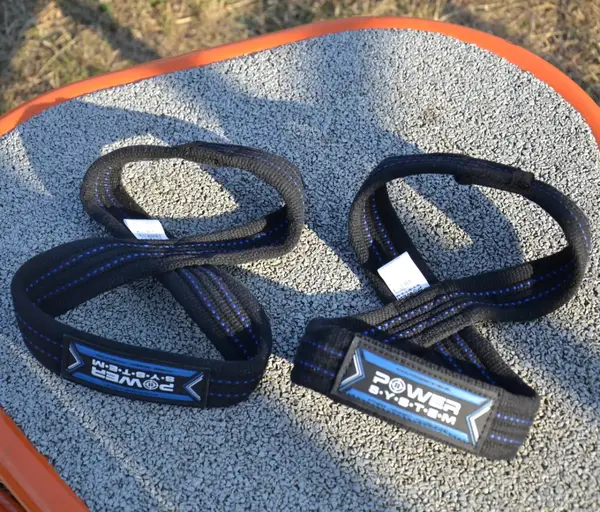 Лямки для тяги (вісмірка) Power System PS-3405 Figure 8 Black/Blue L/XL купити недорого в Україні, фото 8