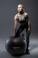 Мяч для фитнеса (фитбол) Power System PS-4012 Ø65 cm PRO Gymball Black купить