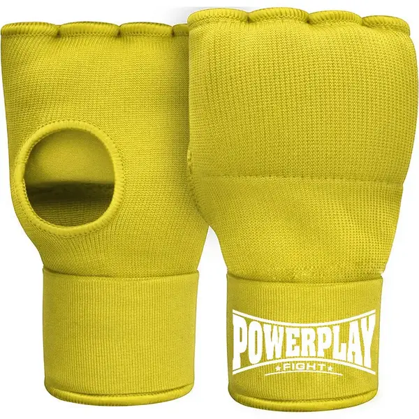 Бинти-рукавиці PowerPlay 3096 з гелевими подушечками Оливкова L купити