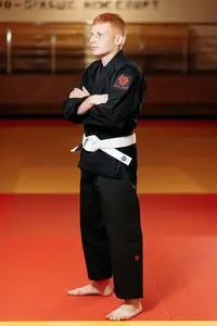 Кимоно для джиу – джитсу черное, TM "Kintayo", 190 рост, плотность 450 гр/м.кв. купить