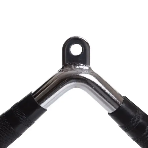 Ручка для тяги York Fitness V-образная на трицепс с резиновыми рукоятками, хром. купить недорого в Украине, фото 8