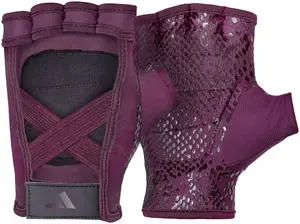 Перчатки для тренинга Adidas Women's Training Gloves фиолетовый, черный Жен M купить