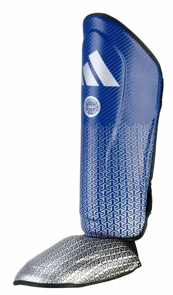 Защита голени и стопы с лицензией Wako Semi Contact | синее/серебро L | ADIDAS ADIKBSI300 купить недорого в Украине, фото 2
