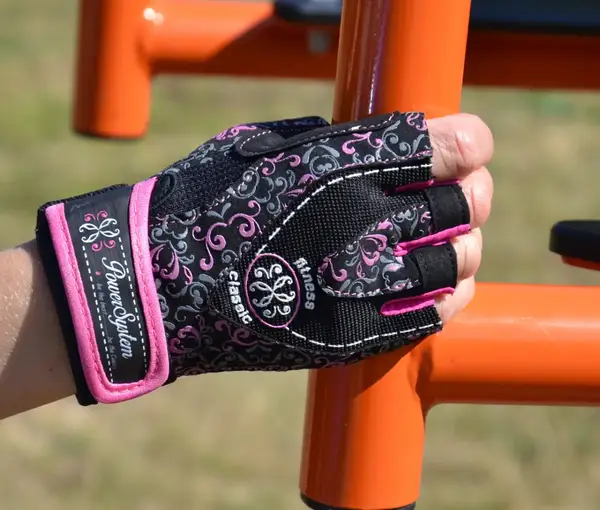 Рукавички для фітнесу Power System PS-2910 Classy Жіночі Pink S купити недорого в Україні, фото 7