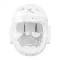 Шолом із захисною маскою з ліцензією WKF M | білий | SM B132 купити