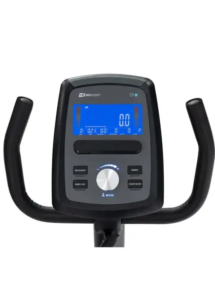 Горизонтальный велотренажер HS-120L Ravel черно-зеленый + мат купить недорого в Украине, фото 4