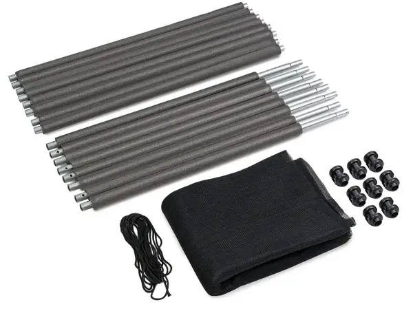 Батут Hop-Sport 12ft (366см) черно-синий с наружной сеткой купить недорого в Украине, фото 12