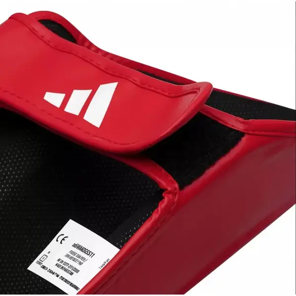Защита голени и стопы с лицензией Wako Semi Contact XS| красная | ADIDAS WAKOB01 купить недорого в Украине, фото 3