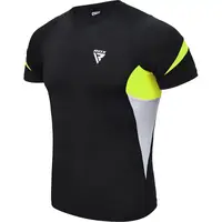Рашгард із коротким рукавом RDX Lycra Green L купити