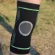 Наколінники PowerPlay 4099 Knee Support Чорно/Зелені L/XL (пара) купити