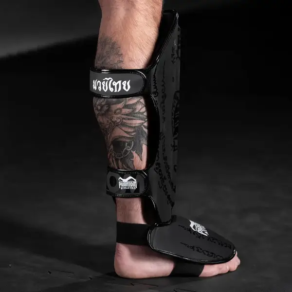 Защита голени и стопы Phantom Muay Thai S/M Black купить недорого в Украине, фото 5