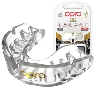 Капа OPRO Gold дитяча (вік до 10р.) Clear (art.102505007) купити