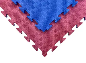 Татамі мат EVA 20 мм 1х1м Червоно-синій купити