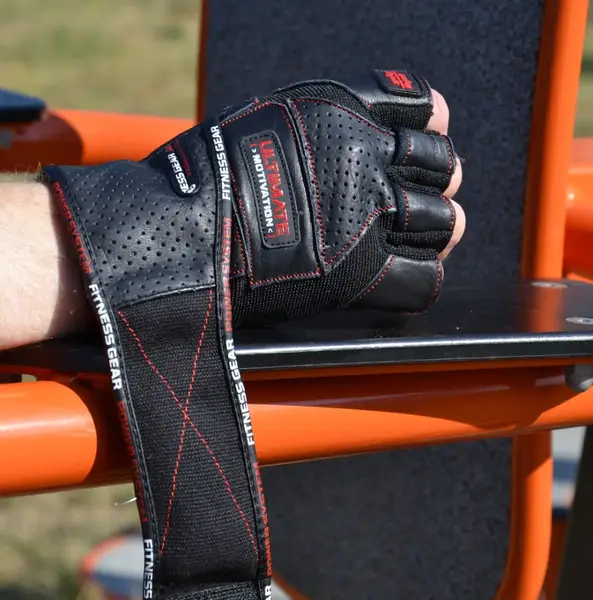 Перчатки для фитнеса Power System PS-2810 Ultimate Motivation Black Red Line XL купить недорого в Украине, фото 7