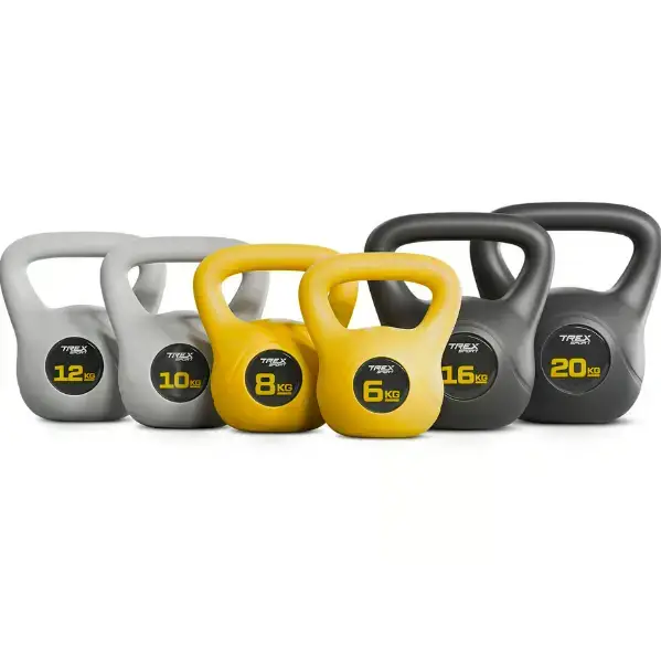 Гиря виниловая 16кг Trex Sport TX-016CKB черный купить недорого в Украине, фото 6