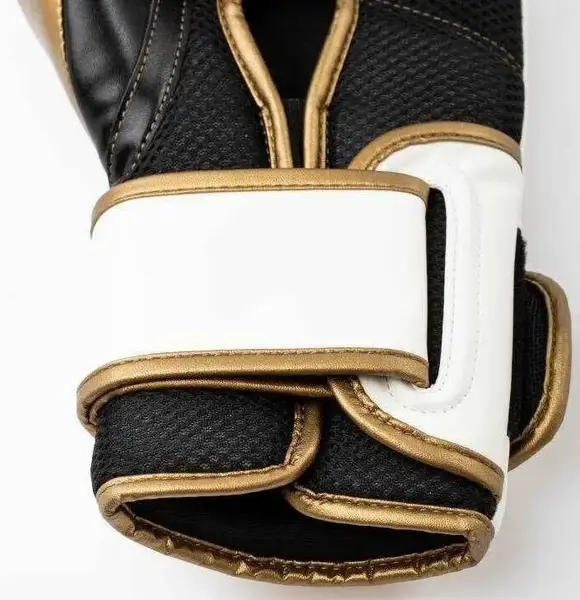 Боксерські рукавиці Everlast POWERLOCK 2R TRAINING GLOVE білий, золотий Уні 16 унцій купити недорого в Україні, фото 4