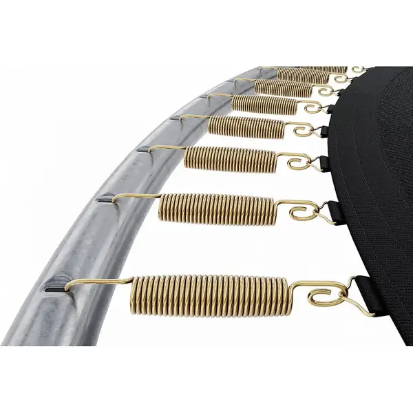 Батут Zipro Jump Pro с наружной сеткой 12 футов 374 см черно-зеленый купить недорого в Украине, фото 4