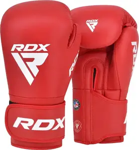 Боксерские перчатки RDX AS1 RED-12 унций (капа в комплекте) купить