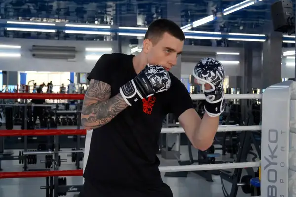 Рукавички для єдиноборств PowerPlay 3092 Чорні-Білі L купити недорого в Україні, фото 8