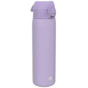 Бутылка для воды металлическая ION8 600 мл. Stainless Steel, Light Purple купить