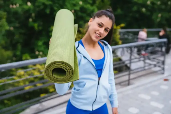 Килимок для йоги та фітнесу Power System PS-4014 PVC Fitness-Yoga Mat Green (173x61x0.6) купити недорого в Україні, фото 6