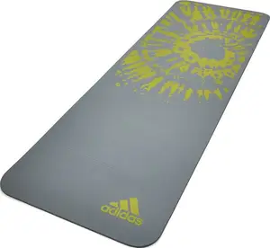 Коврик для йоги Adidas Tie-Dye Yoga Mat серый, желтый Уни 183 х 61 х 1 см купить