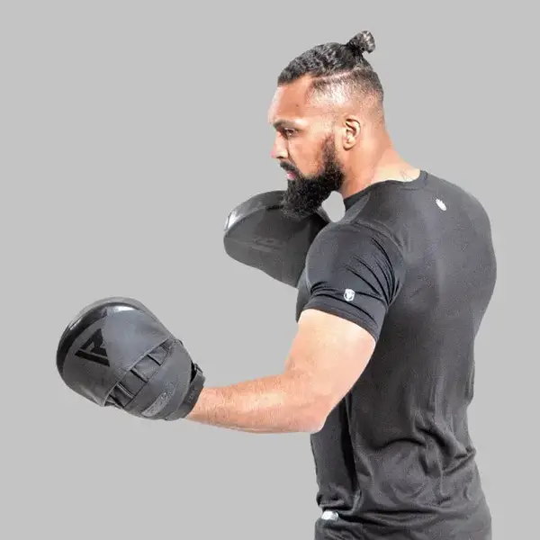 Лапы боксерские RDX T15 Noir Matte Black купить недорого в Украине, фото 7