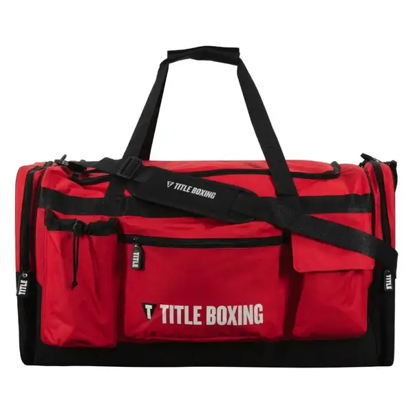 Спортивная сумка TITLE Boxing Deluxe Gear Bag Red (70л.) купить недорого в Украине, фото 8