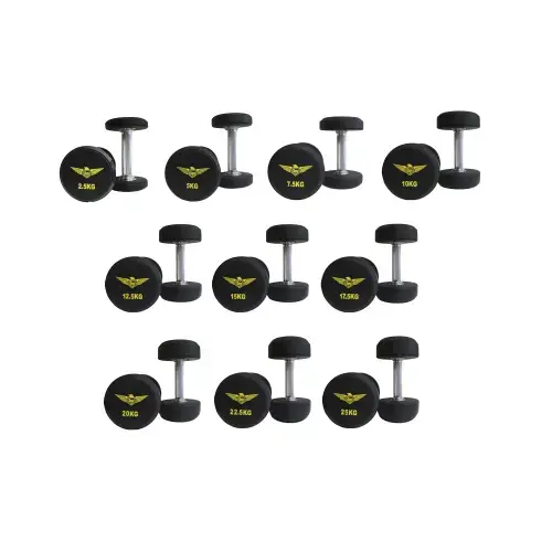 Уретановий гантельний ряд Generation Fitness FDS-21 2,5-25kg (10 пар) 275 кг купити