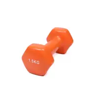 Гантель для фитнеса с виниловым покрытием Generation Fitness FF51D3A-1.5kg (оранжевый) купить