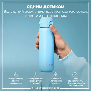 Бутылка для воды металлическая ION8 600 мл. купить
