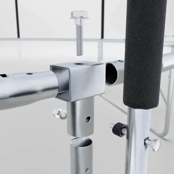 Батут Hop-Sport 10ft (305см) синий с внутренней сеткой купить недорого в Украине, фото 16