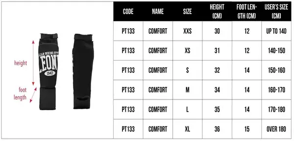 Защита голени Leone Comfort M купить недорого в Украине, фото 2