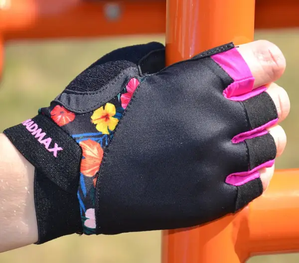 Перчатки для фитнеса MadMax MFG-770 Flower Power Gloves Black/Pink XS купить недорого в Украине, фото 8