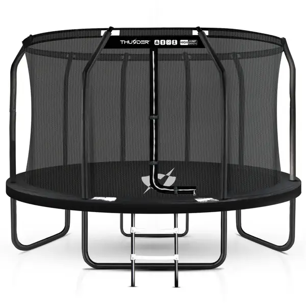 Батут THUNDER INSIDE ELITE с внутренней сеткой 16 футов 488 черный купить