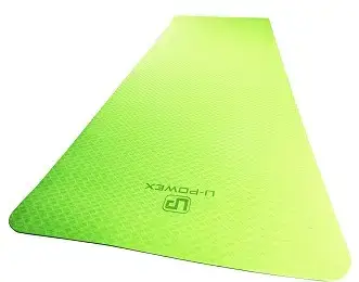 Коврик для йоги и фитнеса U-POWEX TPE Yoga mat Green/Black (183х61х0.6) купить недорого в Украине, фото 3