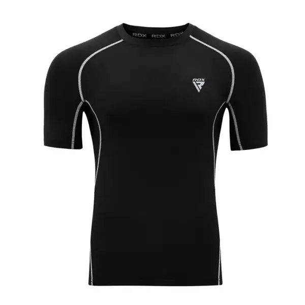 Рашгард з коротким рукавом RDX Lycra Black 2XL купити недорого в Україні, фото 4