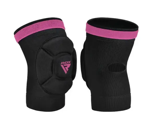 Наколінники спортивні RDX HOSIERY KNEE FOAM K5 BLACK/PINK-S (пара) купити недорого в Україні, фото 3