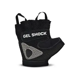 Перчатки для фитнеса Leone Gel Shock Black M купить