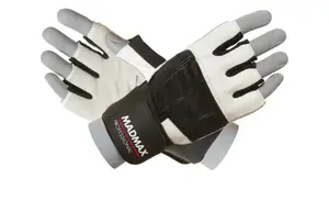 Рукавички для фітнесу MadMax MFG-269 Professional White M купити