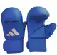Рукавички із захистом великого пальця для карате із ліцензією WKF S| синій | ADIDAS 661.23 купити недорого в Україні, фото 17449